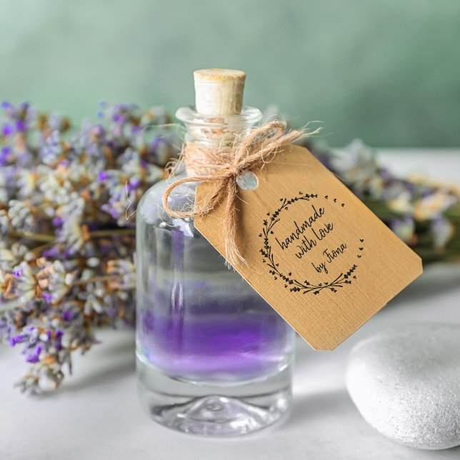 Sello De Caucho Corazón de lavanda artesanal (Subido por el creador)