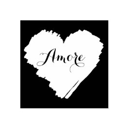 Sello De Caucho Corazón italiano de KiniArt