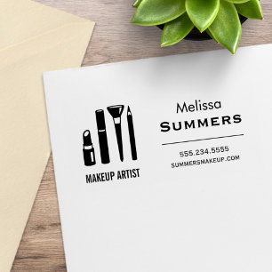 Sello De Caucho Cosméticos de maquillaje Lipstick Mascara Direcció