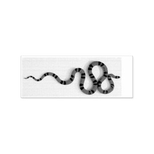 Sello De Caucho _Cove Slithering del trueno de la serpiente