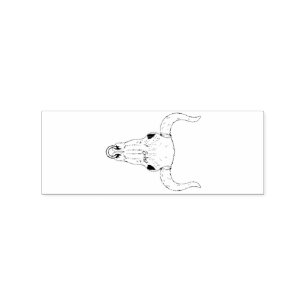 Sello De Caucho Cráneo blanqueado Thunder_Cove de Bull