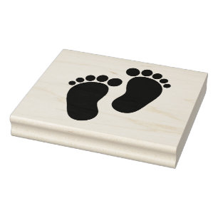 Sello De Caucho Crea las Huellas de los Pies de tu Bebé