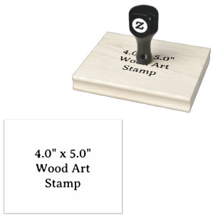 Sello De Caucho Crea tu personalizado 4.0" x 5.0"