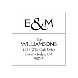 Sello De Caucho Crea tu Propia Dirección de Devolución