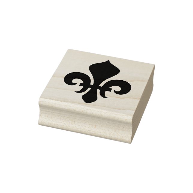 Sello De Caucho Crea Tu Propia Fleur De Lis Ancha (Sello)