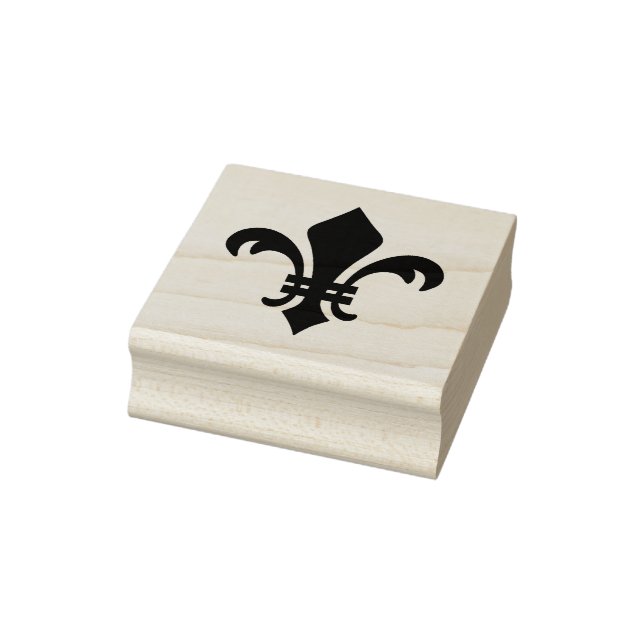 Sello De Caucho Crea Tu Propia Fleur De Lis Real (Sello)
