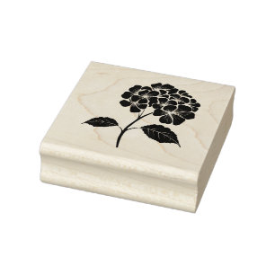 Sello De Caucho Crea Tu Propia Flor De Hortensia Floral De Flor De