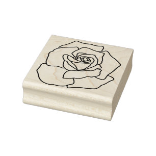 Sello De Caucho Crea Tu Propia Flor De Rosa Floral En Flor
