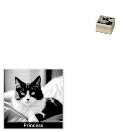 Sello De Caucho Crea tu propia foto de gato mascota personalizada