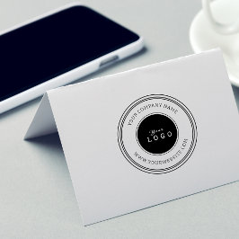 Sello De Caucho Crea tu propia información de empresa de logotipo 