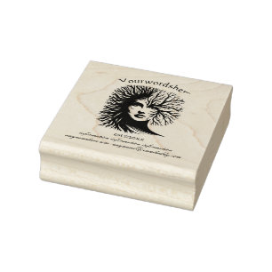 Sello De Caucho Crea Tu Propia Reina Hada Dríade Ninfa del Árbol