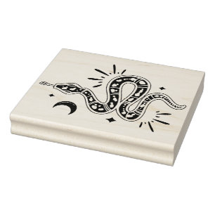 Sello De Caucho Crea Tu Propia Serpiente Tribal Celestial