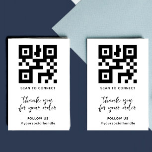 Sello De Caucho Crea tu propio código QR personalizado promocional