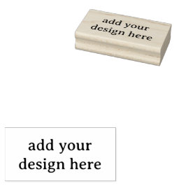 Sello De Caucho Crea tu Propio Diseño Personalizado Simple de 1,5"