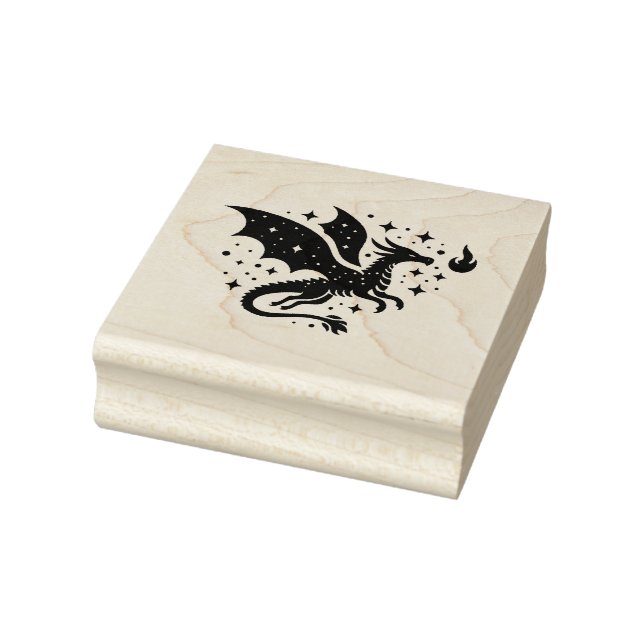 Sello De Caucho Crea Tu Propio Dragón de Fuego Celestial (Sello)