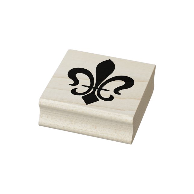 Sello De Caucho Crea tu propio elegante Fleur De Lis (Sello)