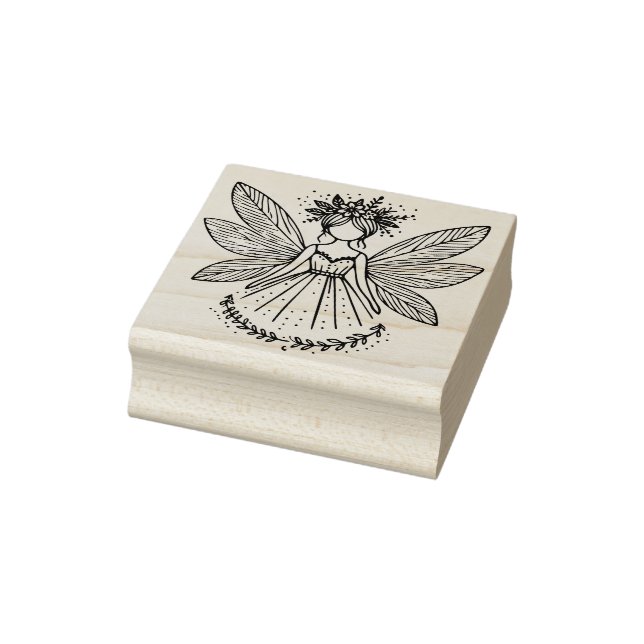 Sello De Caucho Crea tu propio hada de flores Pretty Pixie (Sello)