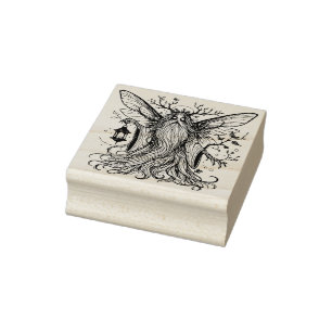 Sello De Caucho Crea tu propio hada del árbol Elderwood