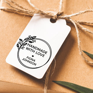 Sello De Caucho Crea tu propio manual hecho a mano con círculo de 