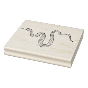 Sello De Caucho Crea Tu Propio Serpiente Escamoso Encantado