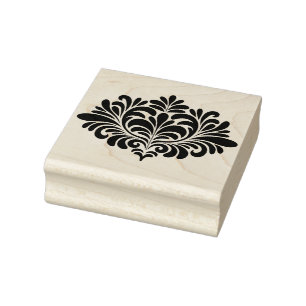 Sello De Caucho Crea tus Propias Hojas Ornamentales Florales