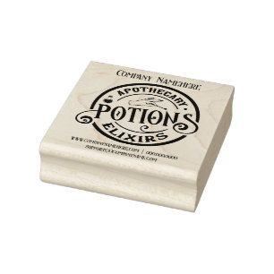 Sello De Caucho Crea tus Propias Pociones Elixires de Botica