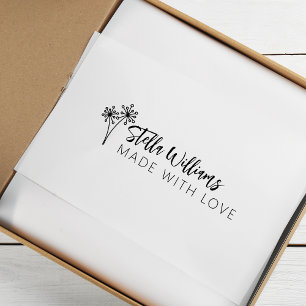 Sello De Caucho Crea tus Propios Hechos a Mano con Amor