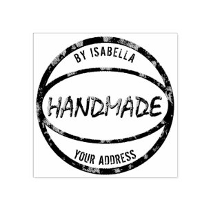 Sello De Caucho Creado para usted, individual, hecho a mano