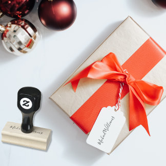 Sello De Caucho Crear nombre de firma simple personalizado Persona