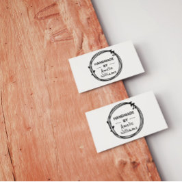 Sello De Caucho Crear su casero botánico rústico personalizado