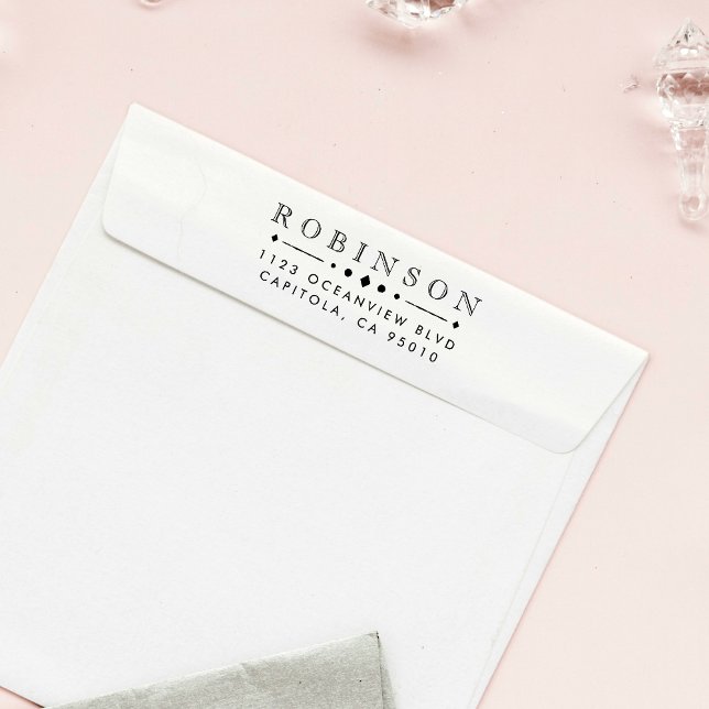 Sello De Caucho Crear su propia dirección de devolución de nombre  (Subido por el creador)