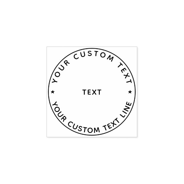 Sello De Caucho Crear su propio caucho de dirección de retorno red (Impresión)