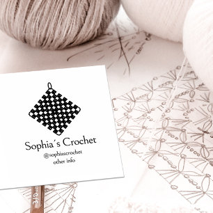 Sello De Caucho Crear su propio crochet hecho a mano