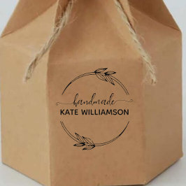 Sello De Caucho Crear su propio nombre hecho a mano Mini