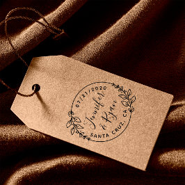 Sello De Caucho Crear Tu Propia Boda Redonda Dulce Guardar La Fech