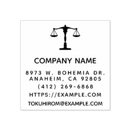 Sello De Caucho Crear tu propia firma de abogados