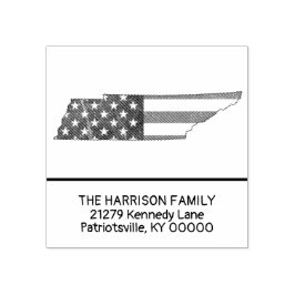 Sello De Caucho Crear un nombre propio de familia Tennessee Direcc