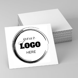 Sello De Caucho Crear un Personalizado redondo moderno Empresa de