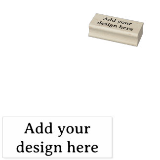 Sello De Caucho Create Your Own Simple Custom 1" x 2.5"