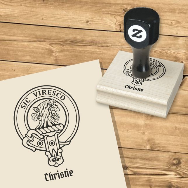 Sello De Caucho Crest de Clan Christie (Subido por el creador)