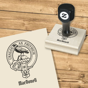 Sello De Caucho Crest del Clan MacDonell de Glengarry