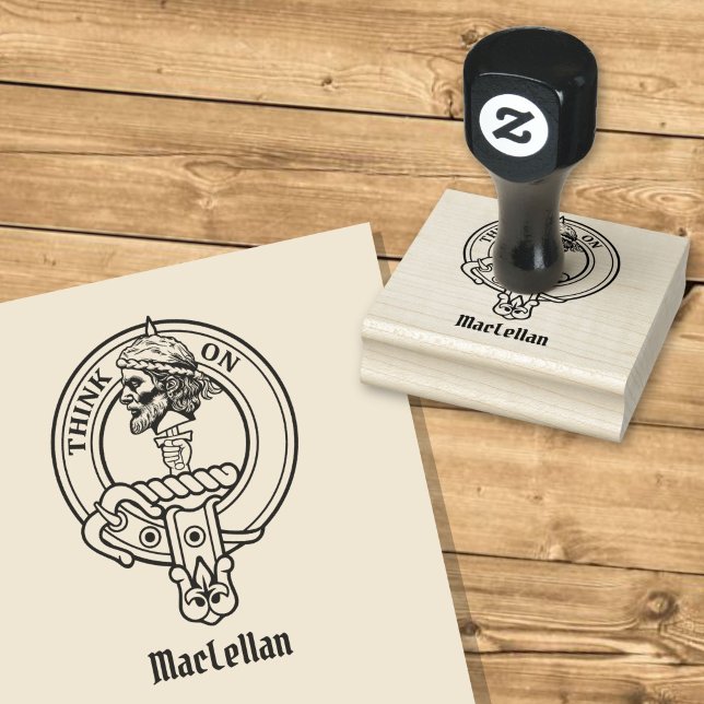 Sello De Caucho Crest del Clan MacLellan (Subido por el creador)