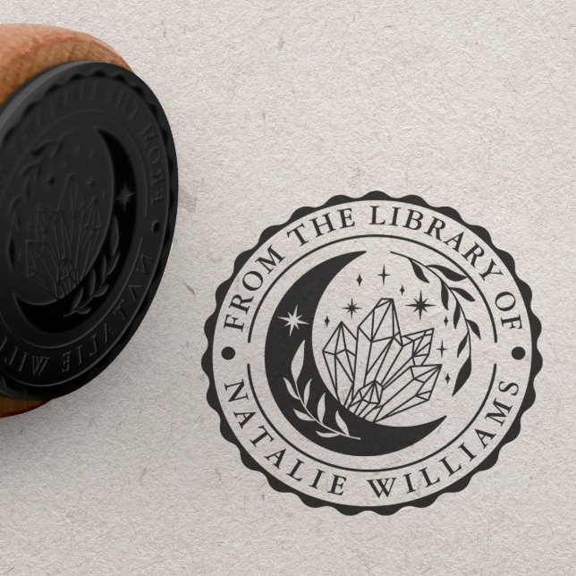 Sello De Caucho Crystal Moon de la biblioteca de (Subido por el creador)