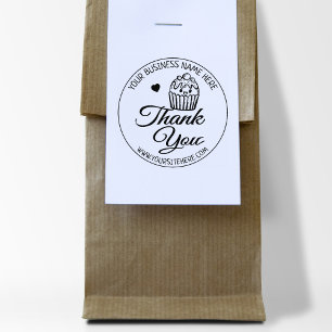 Sello De Caucho Cupakes Baking Small Business Gracias