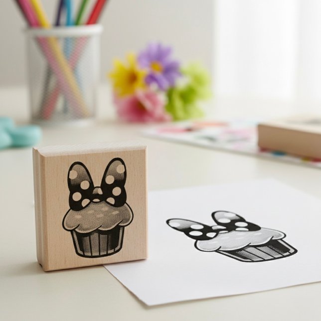 Sello De Caucho Cupcake Rubber Stamp (Subido por el creador)