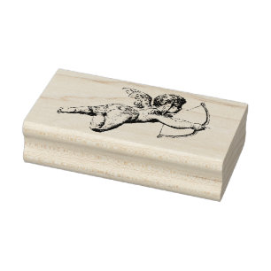 Sello De Caucho Cupid con el arco No.1