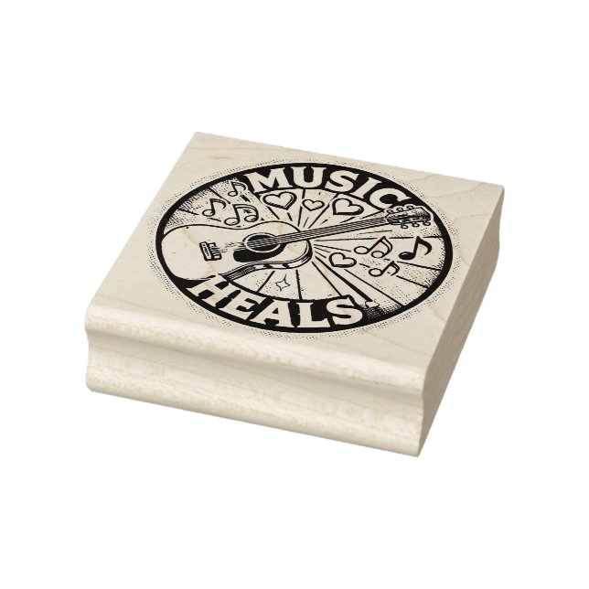 Sello De Caucho Curas de música (Sello)