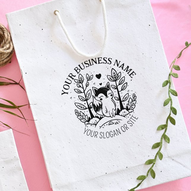 Sello De Caucho Curte Fox, Personalizado Business, Grande (Subido por el creador)