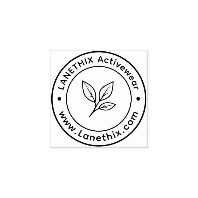 Sello De Caucho  Custom Business Logo Rubber Stamp (Impresión)