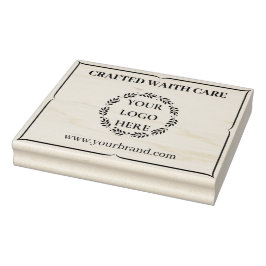 Sello De Caucho Custom Business Logo Stamp for Handmade Branding